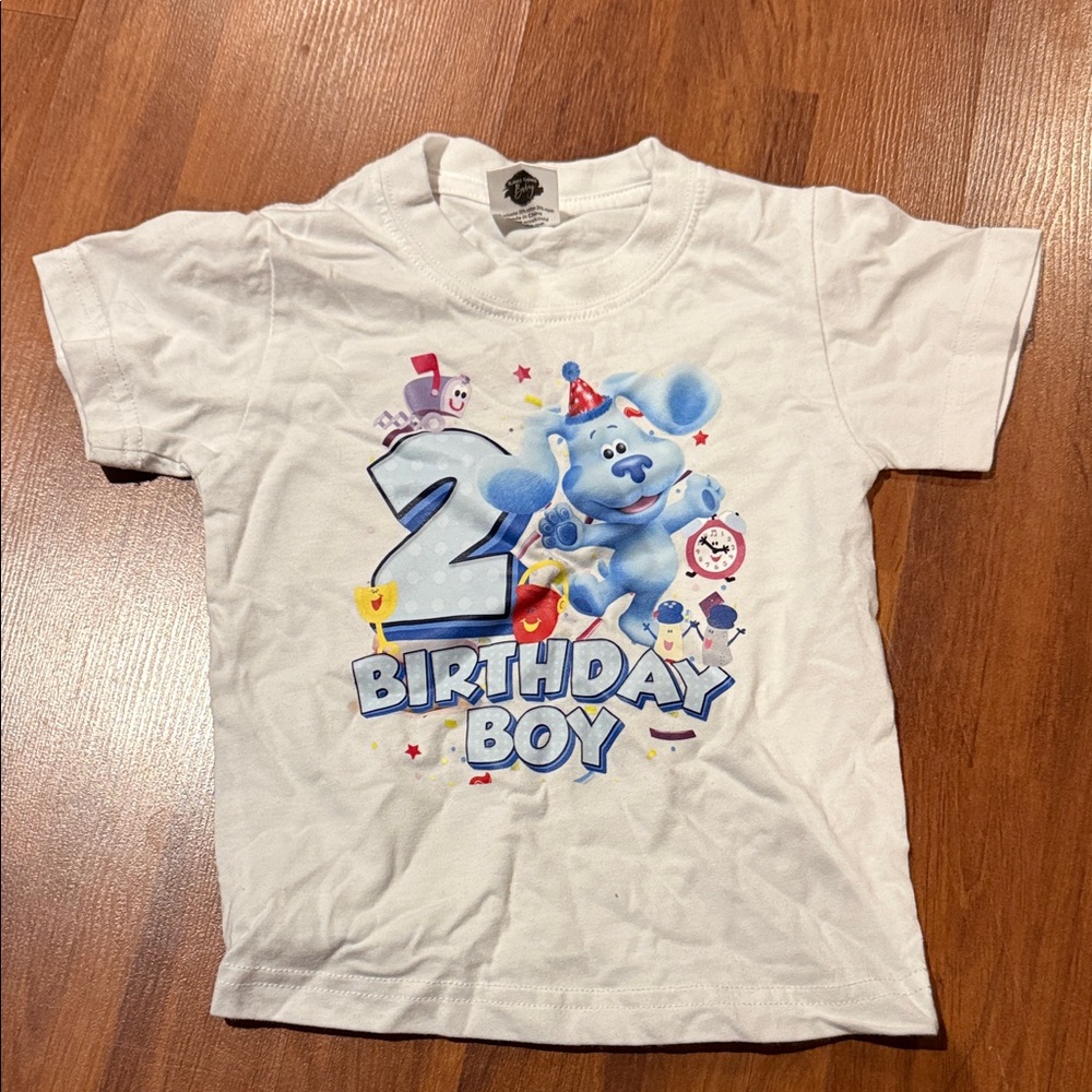 White Birthday Boy Kids T-Shirt